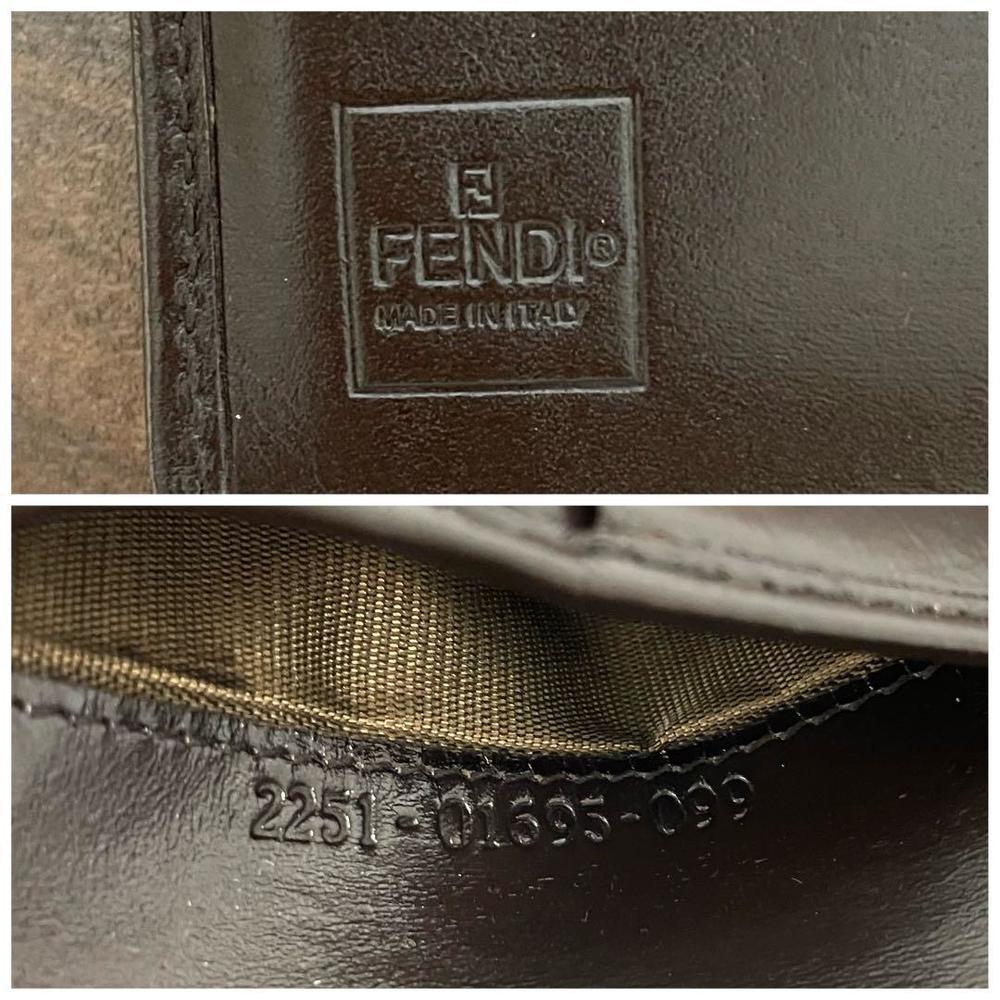 Fendi Wallet Zucca Pattern Compact Brown - image 7